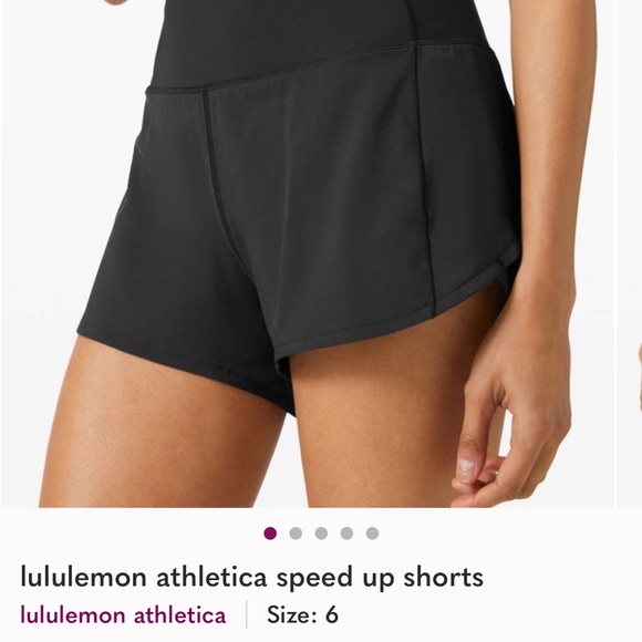 Lululemon Athletica Black Athletic Shorts - Picture 2 of 7